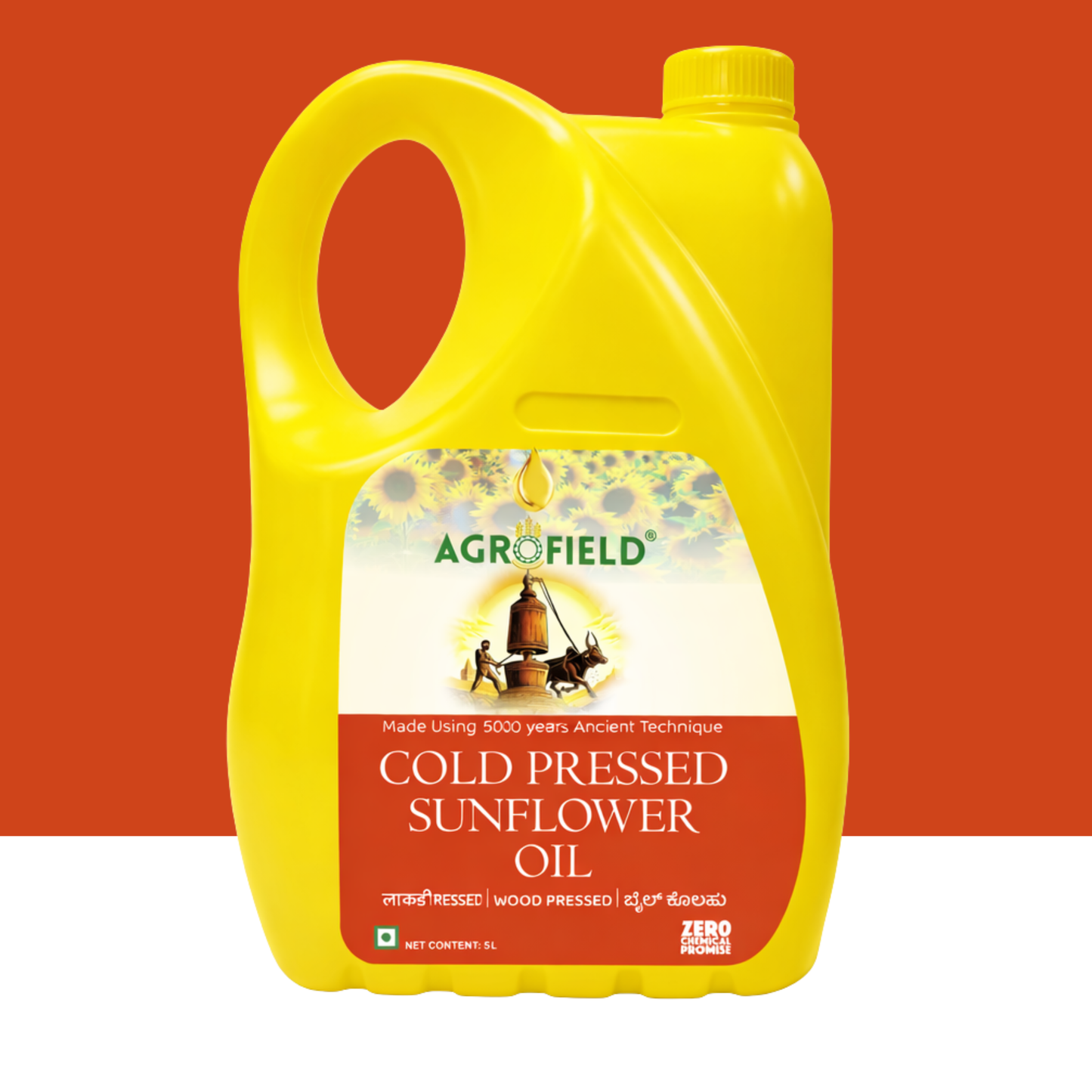 Wood Cold Pressed Sunflower Oil