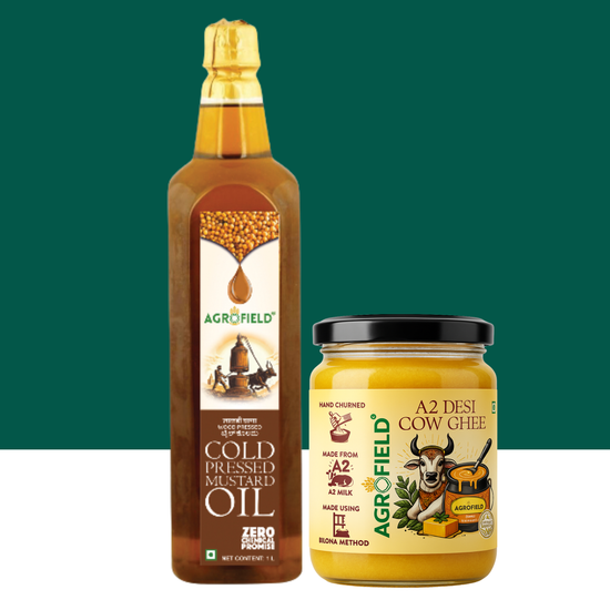 Black Mustard Oil (1L) + A2 Ghee (500ml)