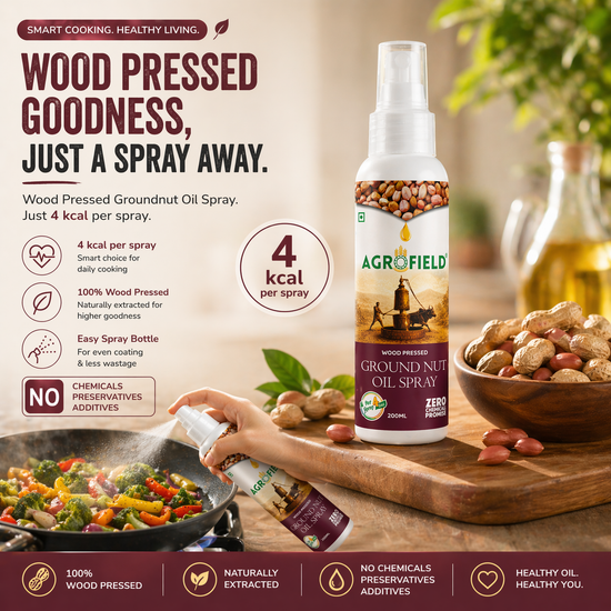 Wood Pressed Groundnut Oil