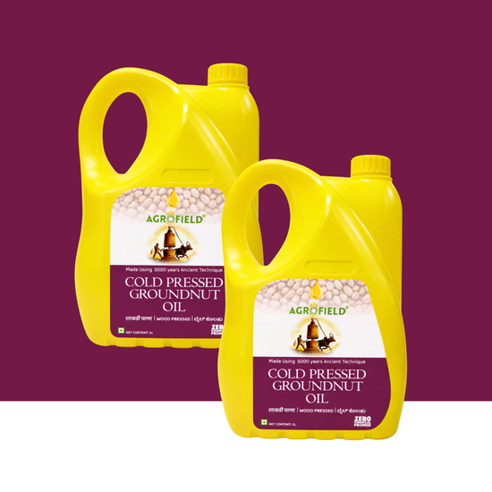Wood Cold Pressed Groundnut Oil