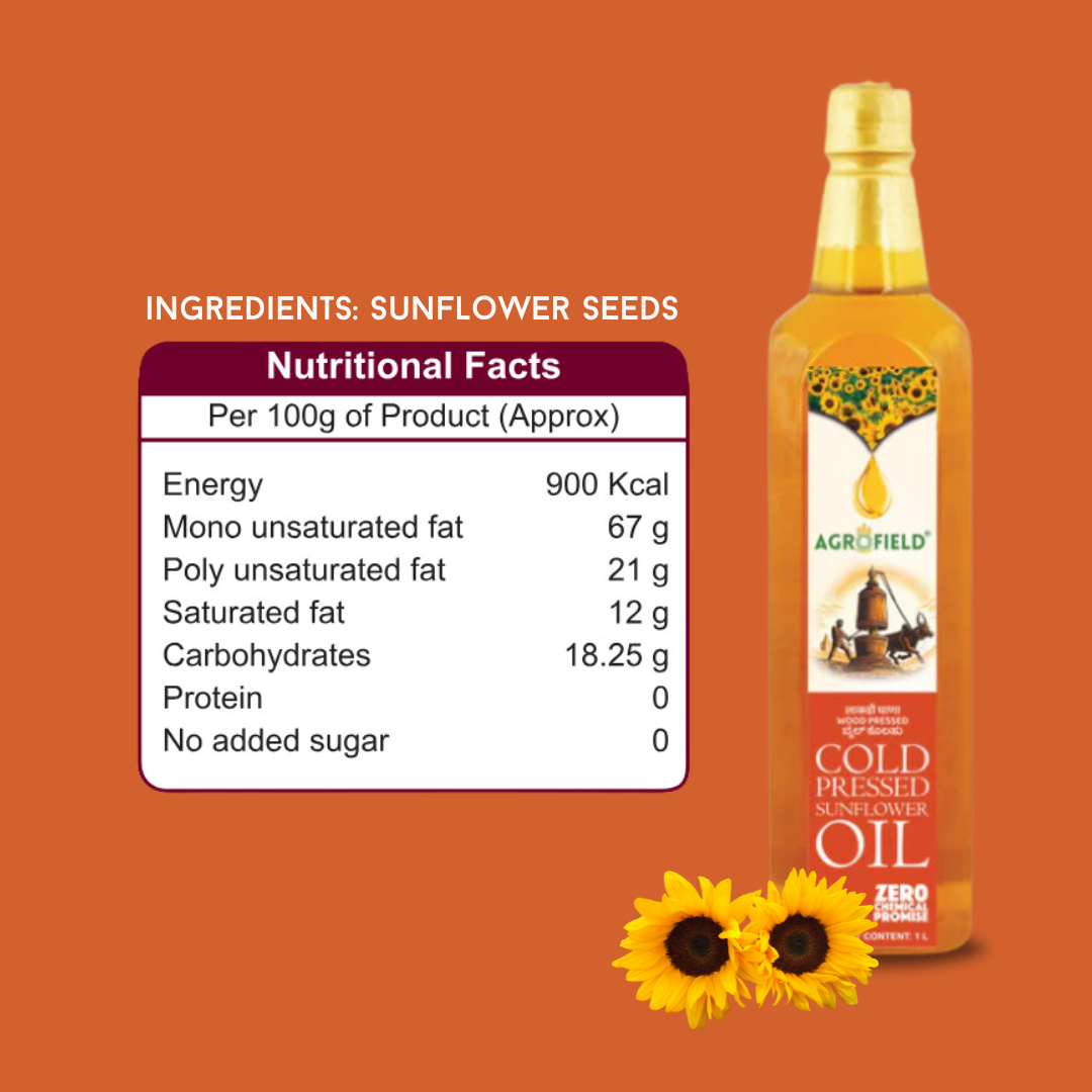 Wood Cold Pressed Sunflower Oil