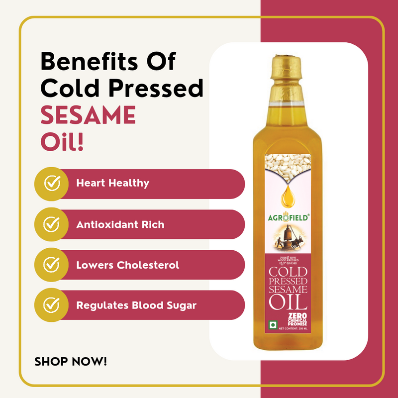 Wood Cold Pressed Sesame Oil