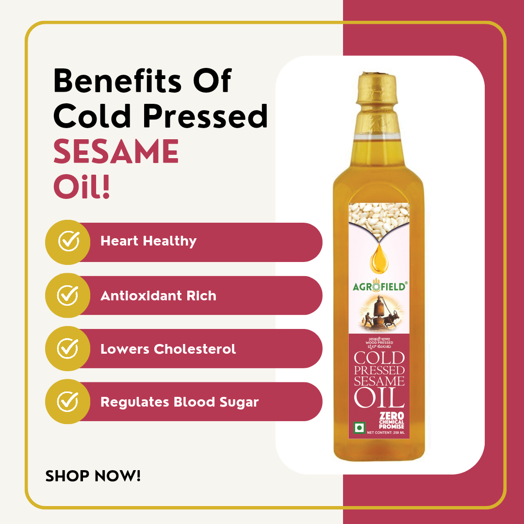 Wood Cold Pressed White Sesame Oil