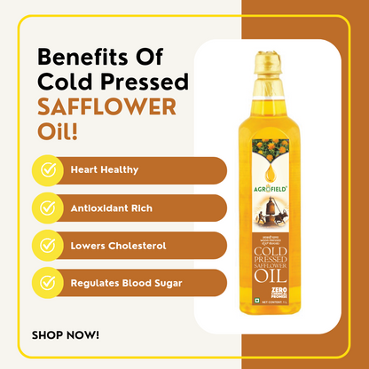 Wood Cold Pressed Safflower Oil