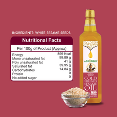 Wood Cold Pressed Sesame Oil