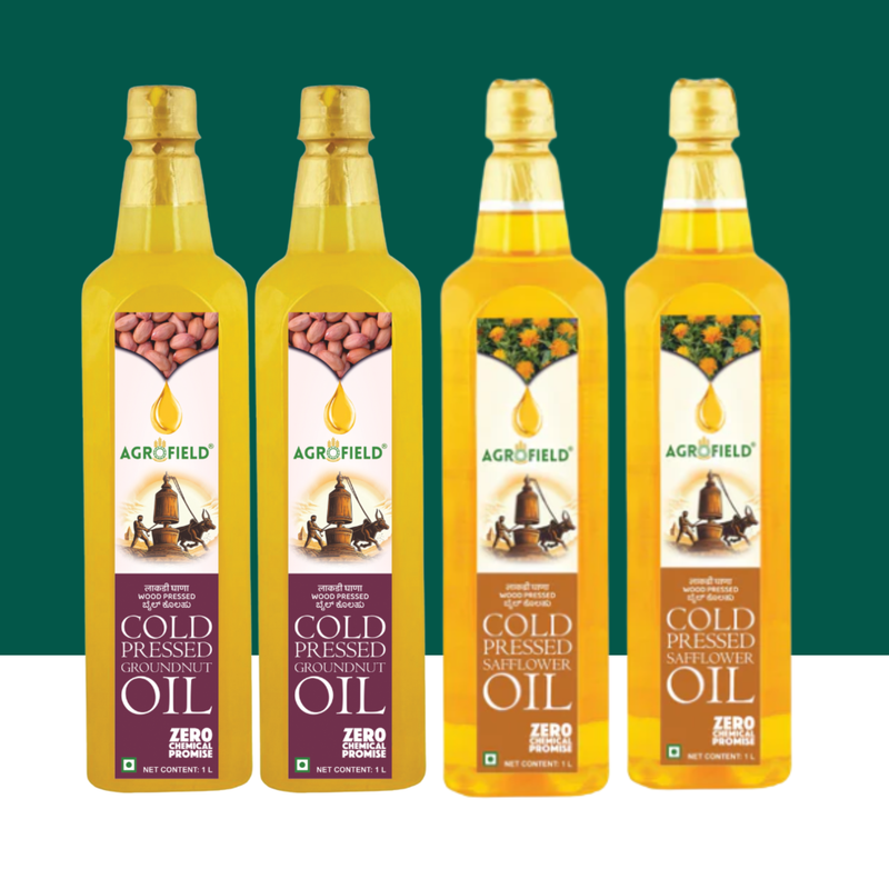 Groundnut and Safflower Oil 2 Litres each
