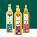 Combo Of Three Oils - Groundnut, Coconut, Sesame - 1L each