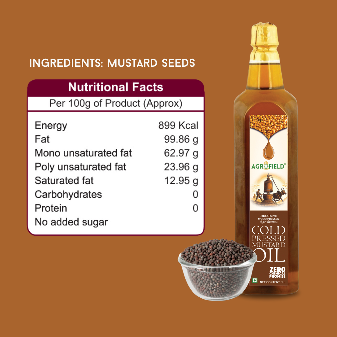 Wood Cold Pressed Mustard Oil