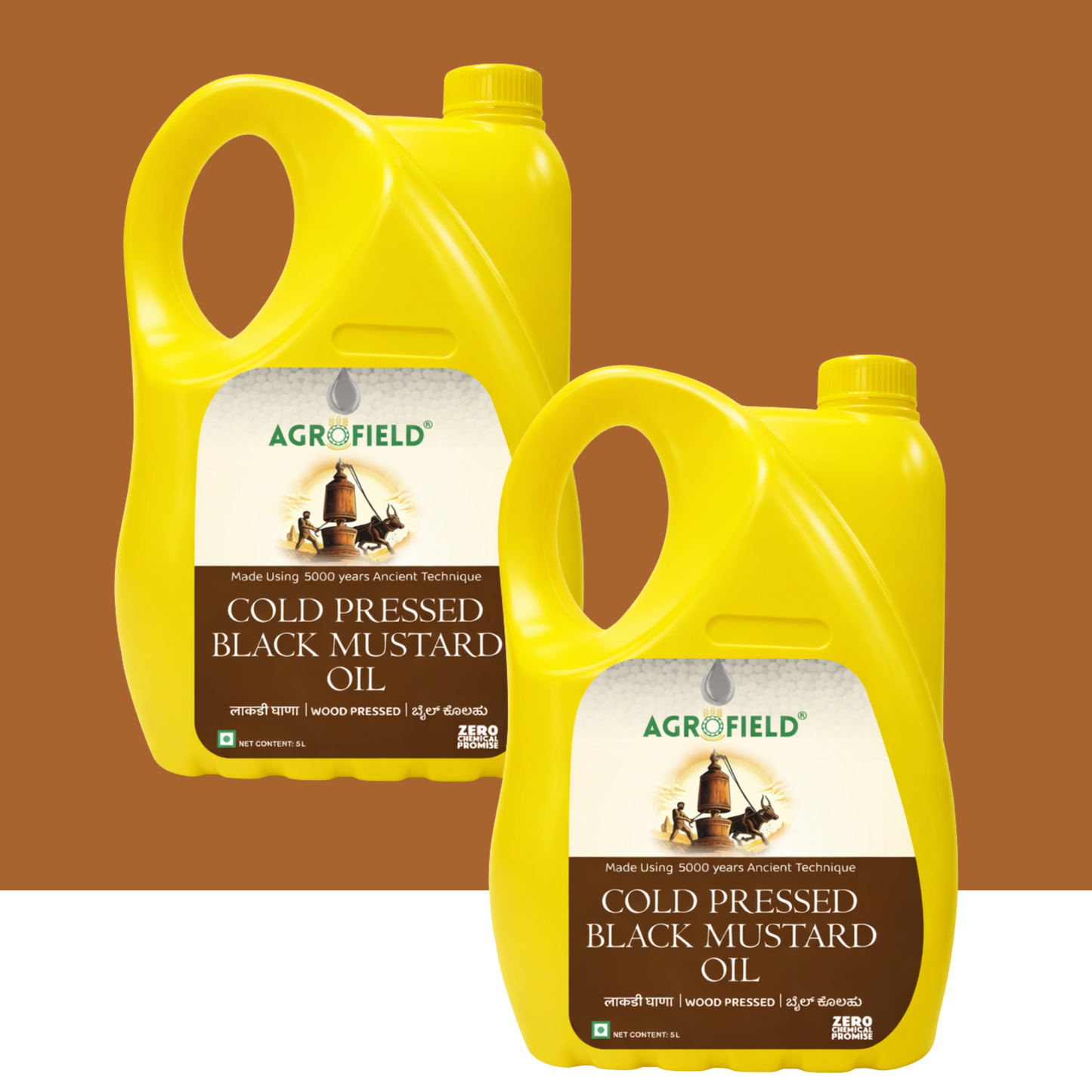 Wood Cold Pressed Mustard Oil