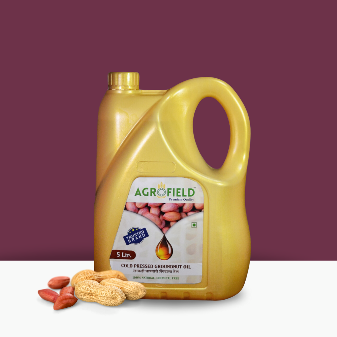 Wood Cold Pressed Groundnut Oil