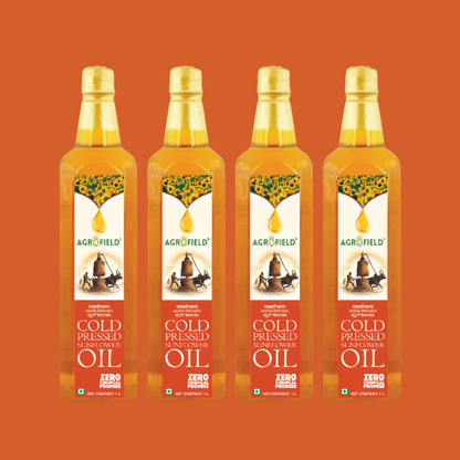 Wood Cold Pressed Sunflower Oil