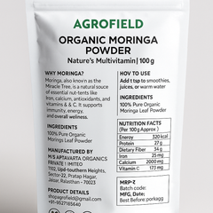 Organic Moringa Powder 100 gm