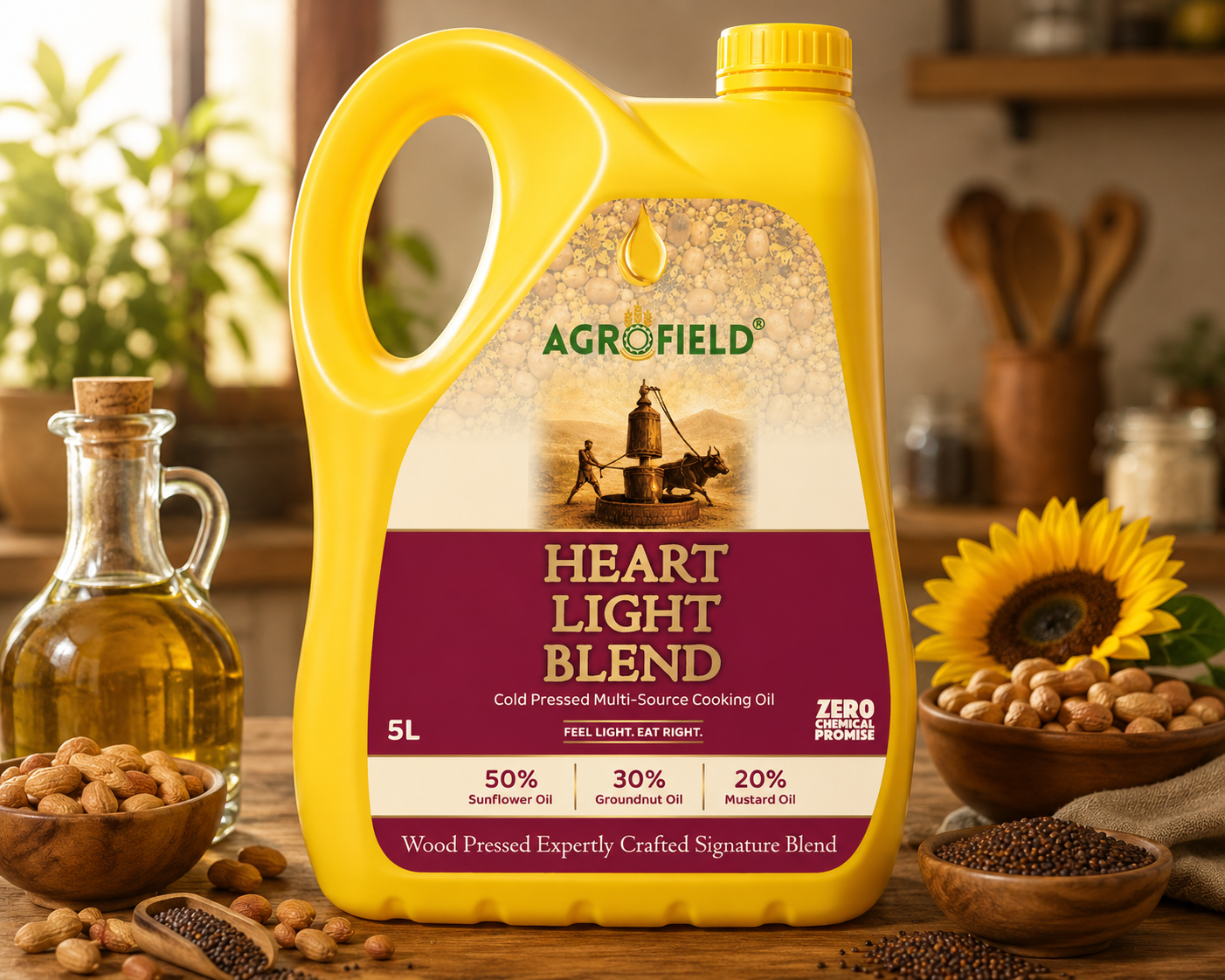 Wood Pressed Oil Blends