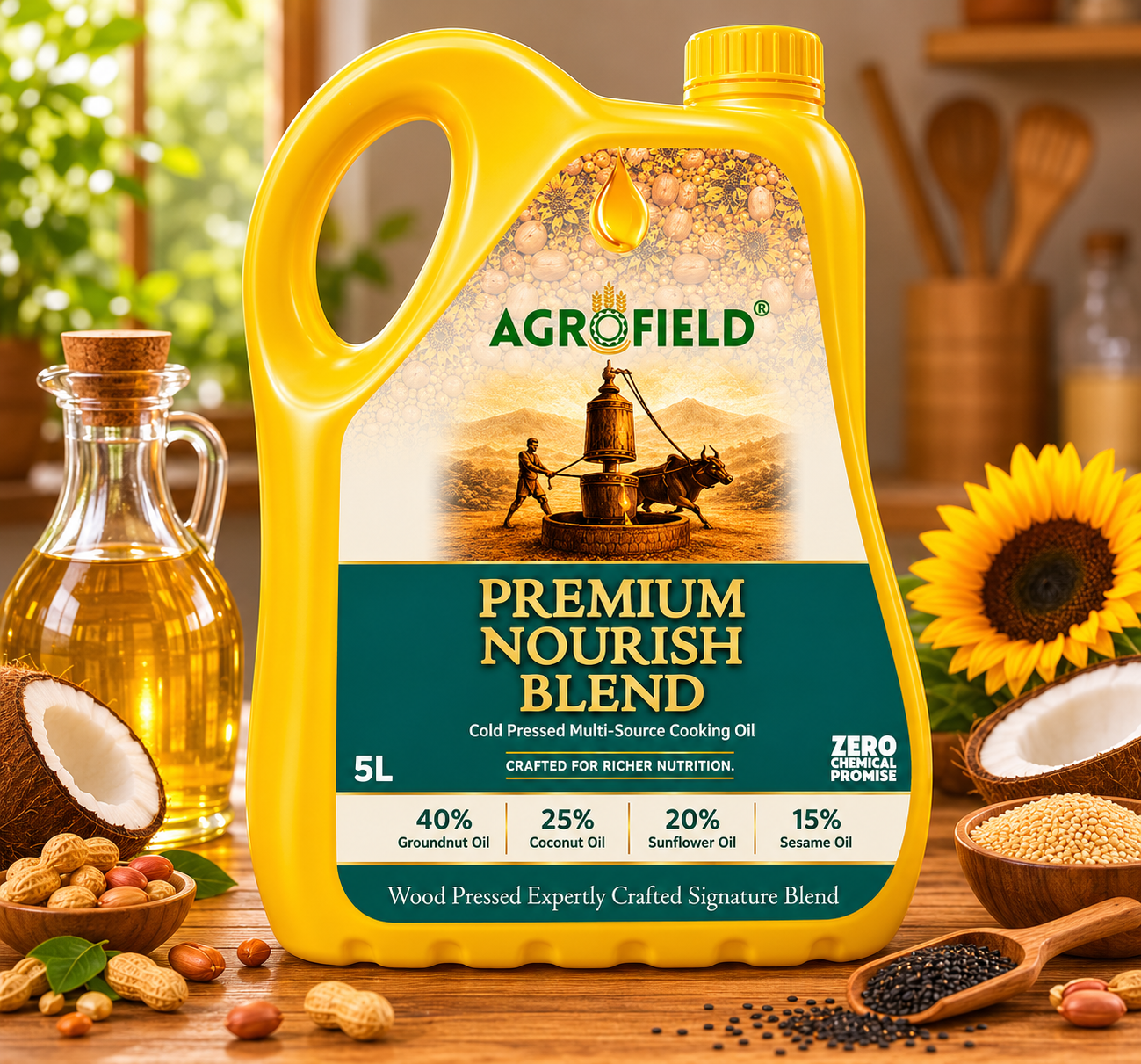 Wood Pressed Oil Blends