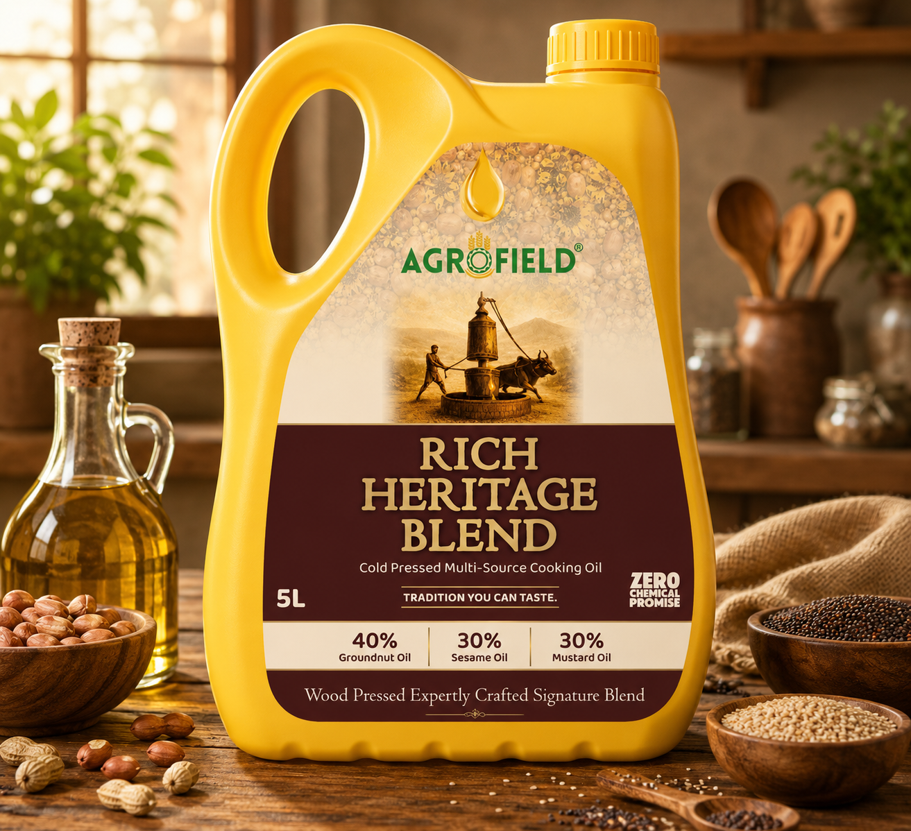 Wood Pressed Oil Blends