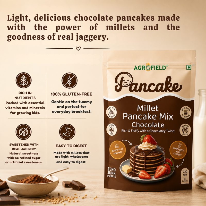 Millet Chocolate Pancake Mix