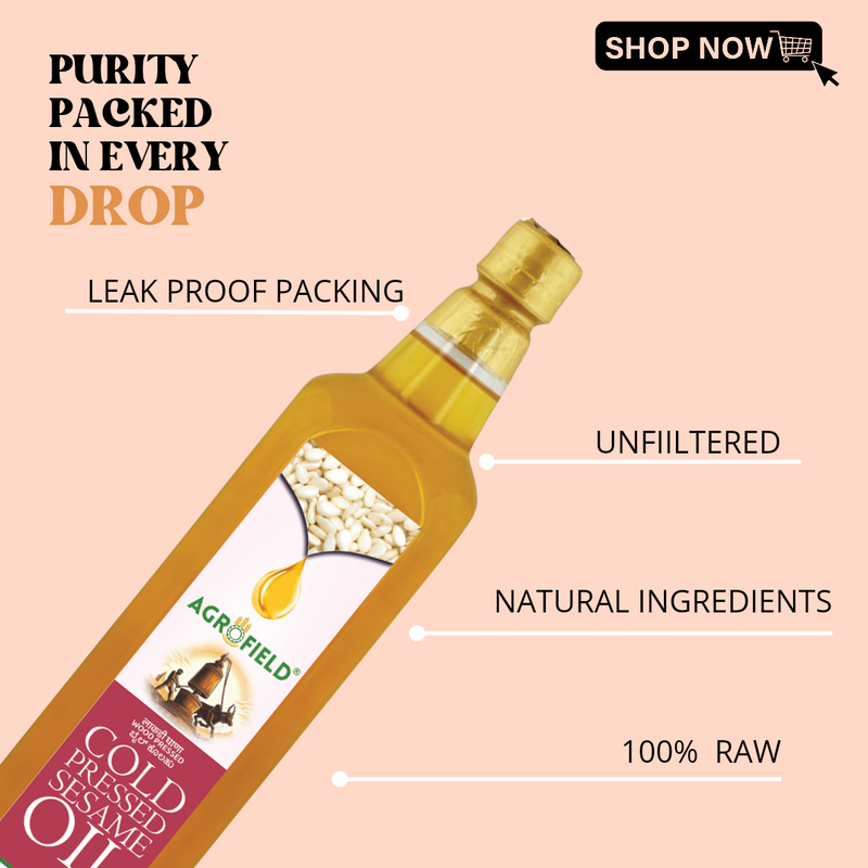 Wood Cold Pressed Sesame Oil